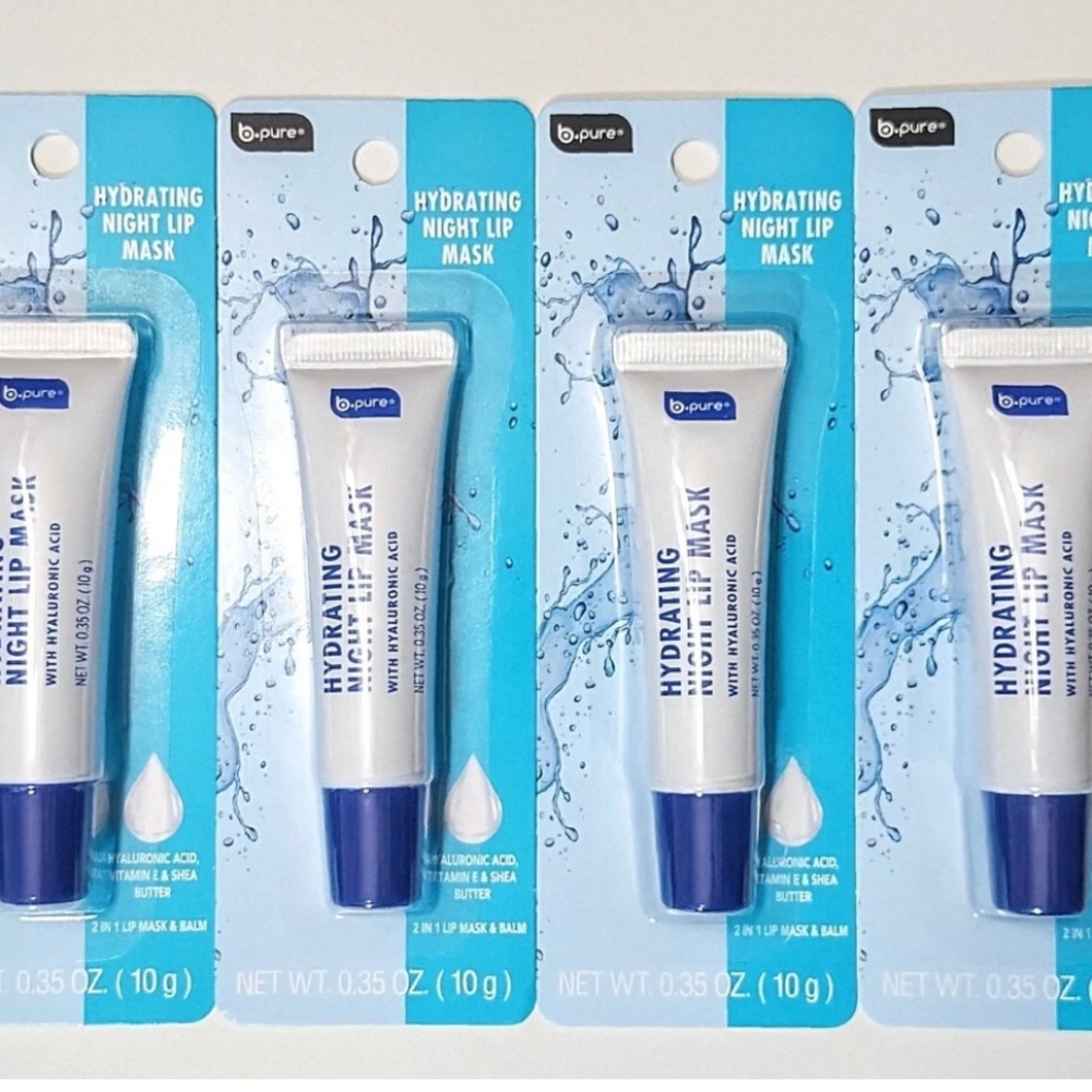 BPure Hydrating Night Lip Mask Skincare B•Pure B Pure (Set of 4)